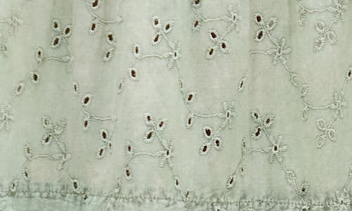 Bdg Urban Outfitters Embroidered Eyelet Tiered Cotton Maxi Skirt