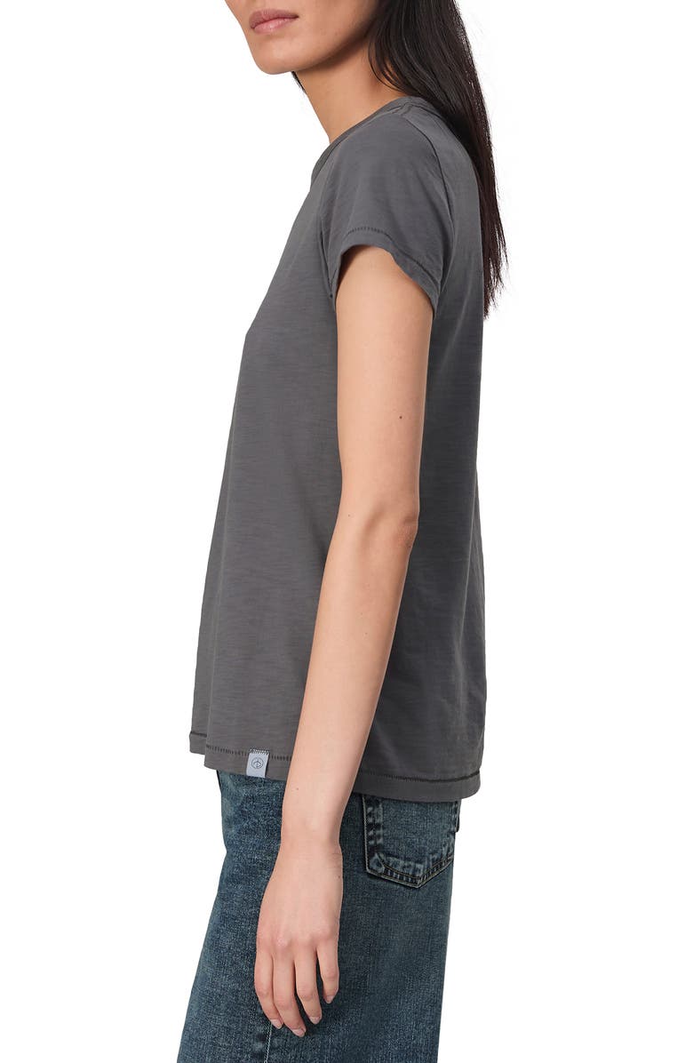 rag & bone The Slub Organic Pima Cotton T-Shirt, Alternate, color, Wshdslate