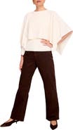 MINT VELVET Layered Poncho Knit Top