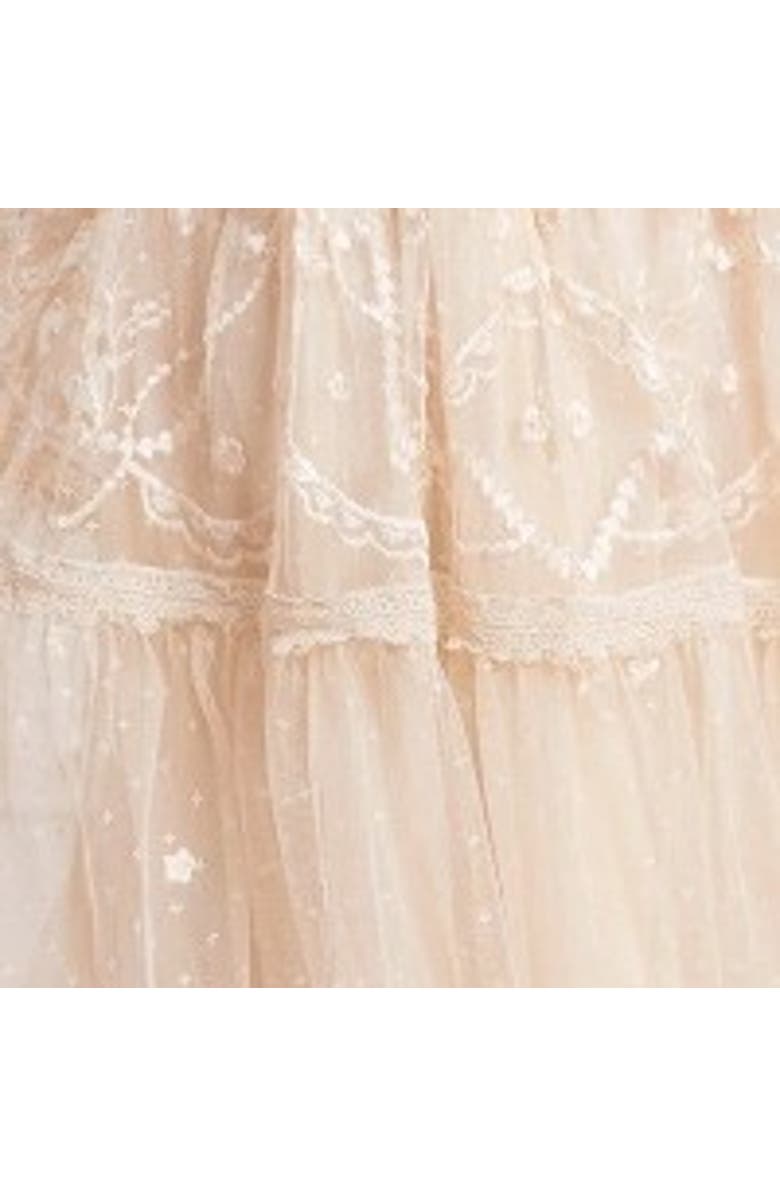 Needle & Thread Midsummer Lace Kids Dress, Alternate, color, Champagne