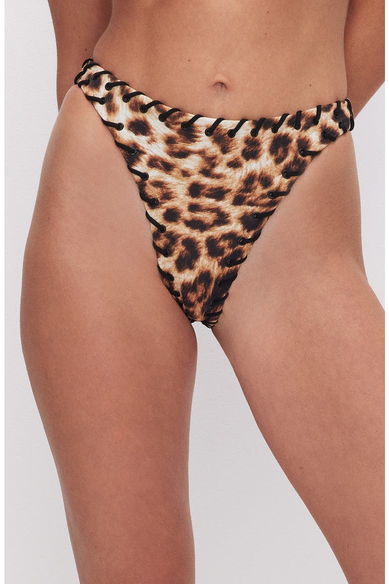 Whip Stitch Bikini Bottoms, Main, color, FIERCE LEOPARD001