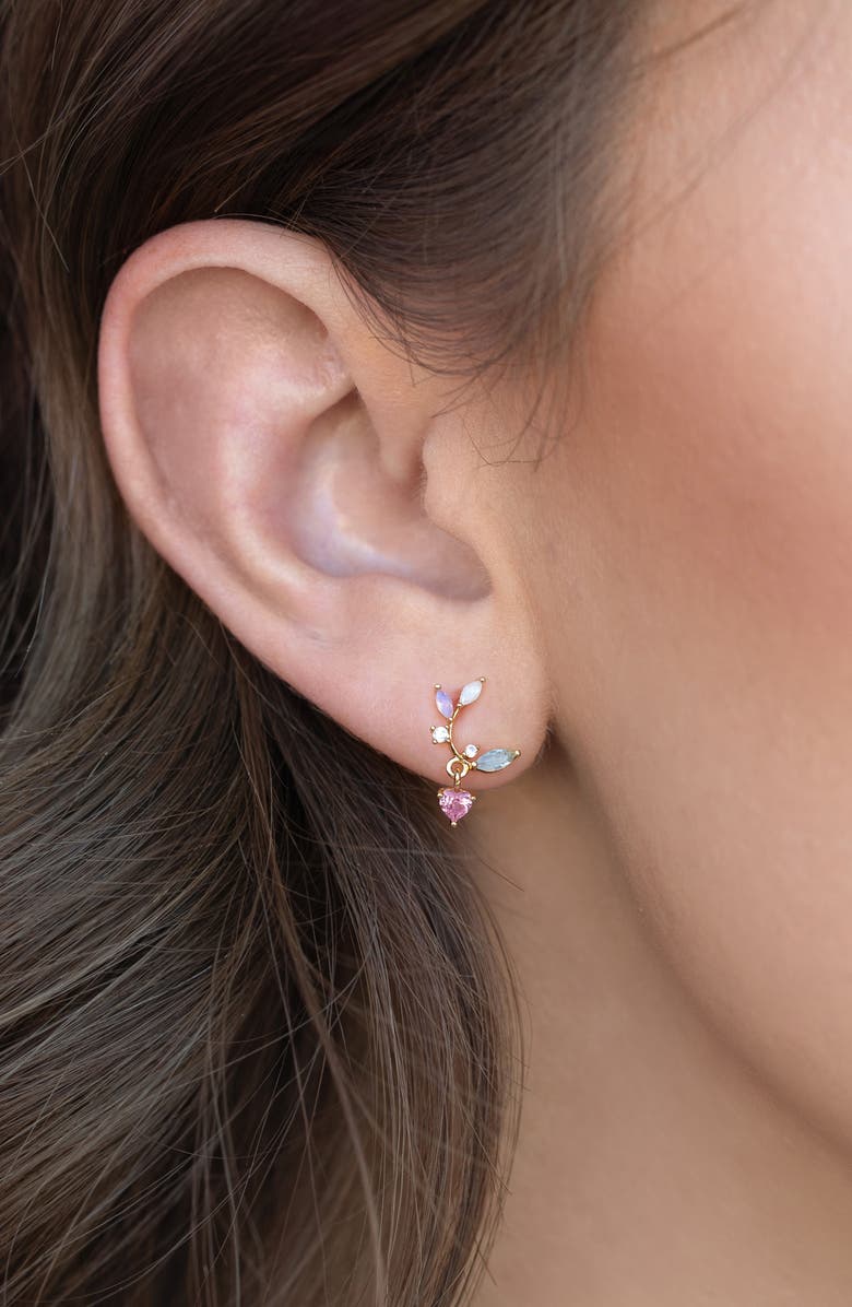 Girls Crew Love Blooms Earrings, Alternate, color, 