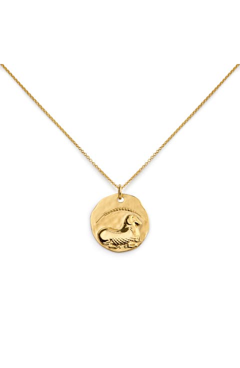 Zodiac Charm Pendant Necklace