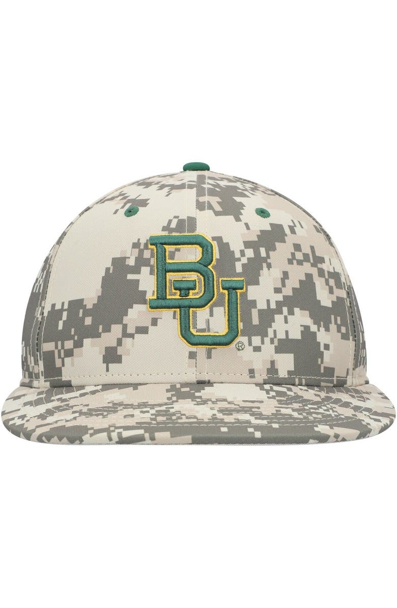 Nike Men's Nike Camo Baylor Bears Aero True Baseball Performance Fitted Hat, Alternate, color, 