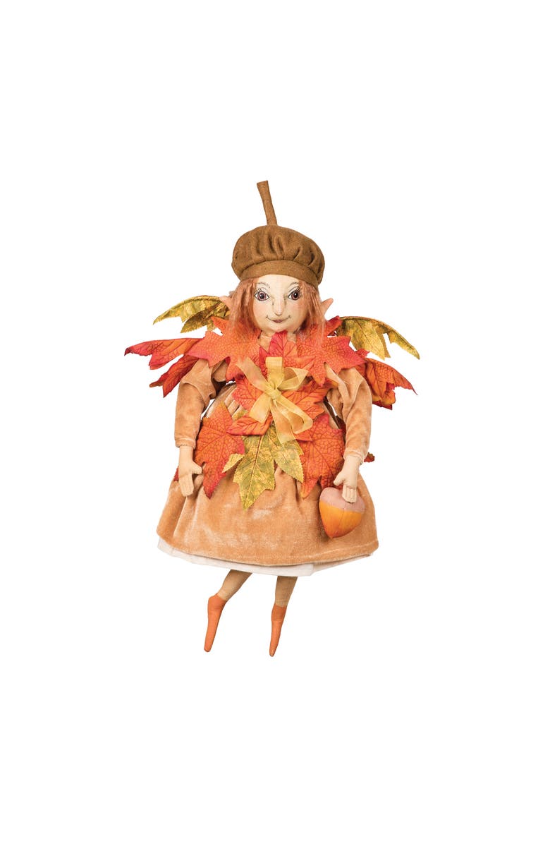 Gallerie II Amber Joe Spencer Gathered Traditions Fall Harvest Thanksgiving Figurine, Main, color, Orange