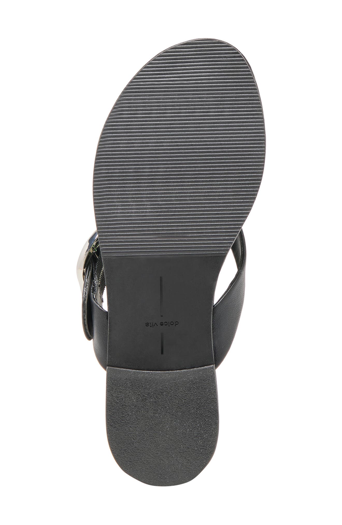 Dolce Vita Rossa Flip Flop, Alternate, color, Black Leather