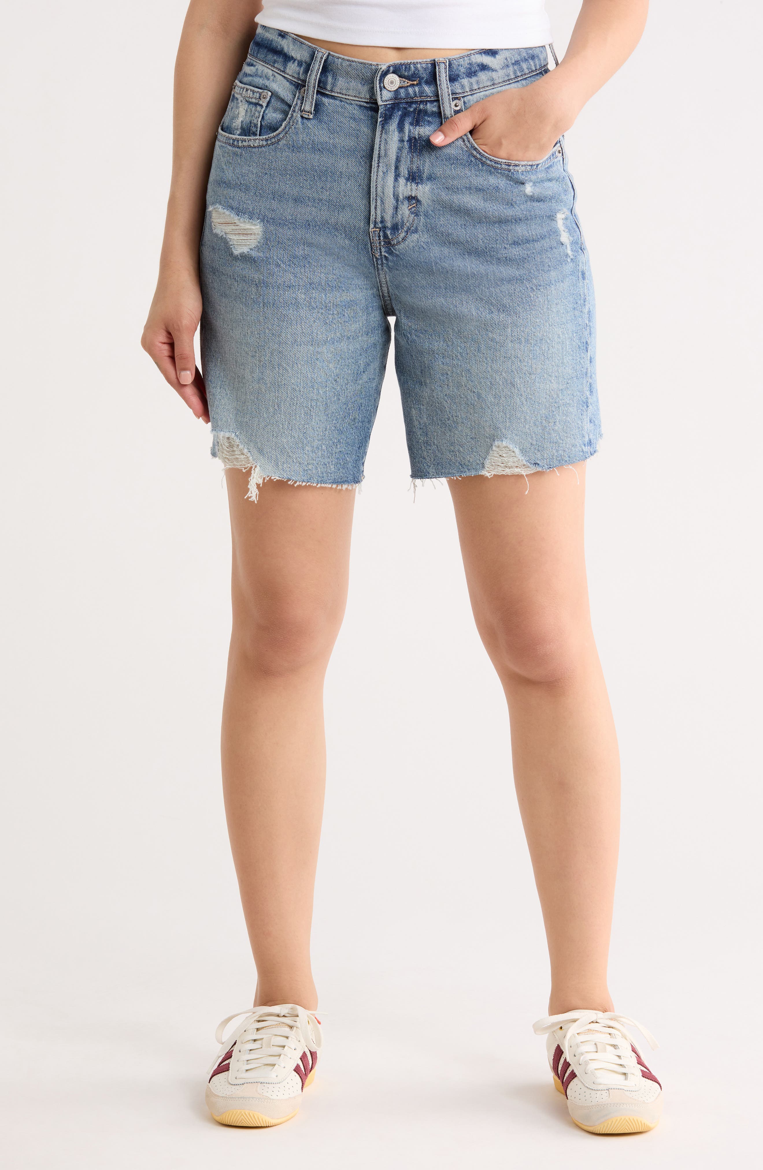 Lucky Brand '90s Loose Denim Shorts
