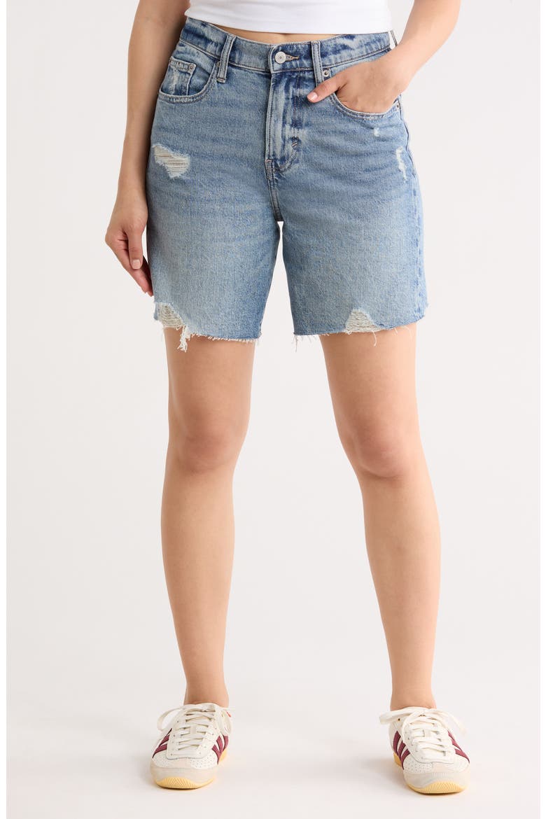 '90s Loose Denim Shorts, Main, color, ALMOST IN LOVE
