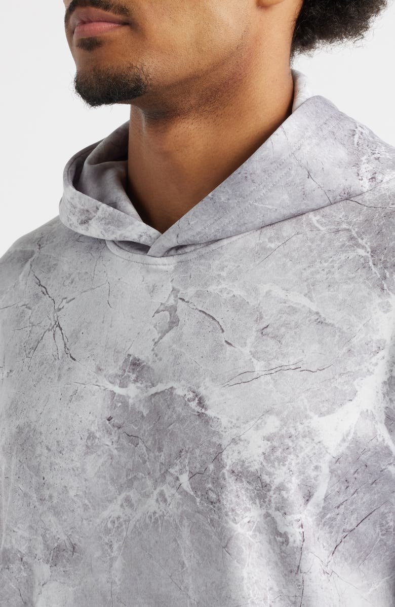SANTO STUDIO Tempo Comfort Performance Hoodie, Alternate, color, Carrara Grey