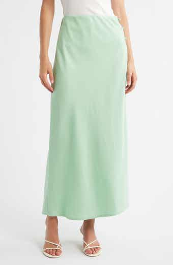 MANGO Woven Maxi Skirt