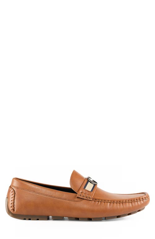 Guess Aurolo Driver Loafer In Medium Brown