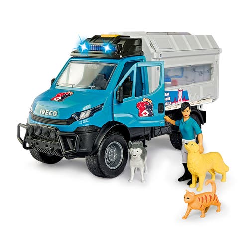 Dickie Toys HK Ltd Light & Sound Iveco Animal Rescue Playset in Multicolored  product