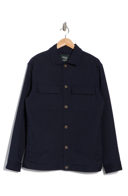 Rodd & Gunn Nagle Cove Stretch Cotton Shirt Jacket In Navy