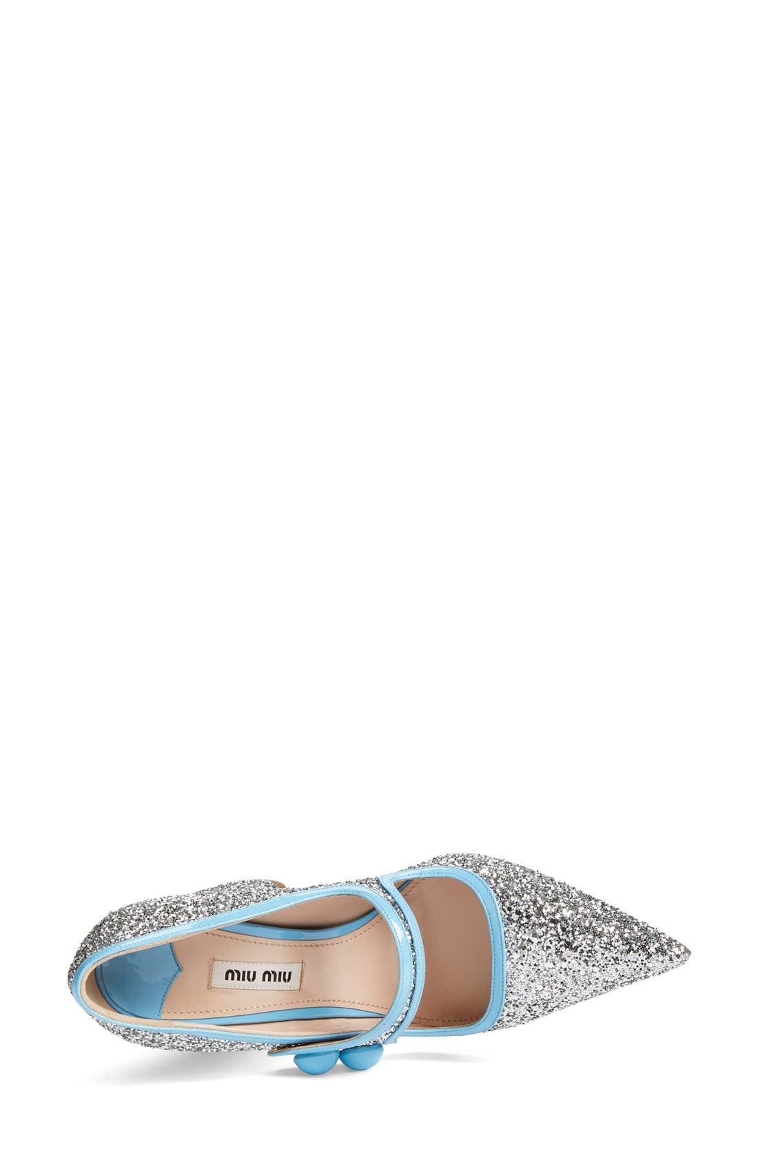 Miu Miu Glitter Mary Jane, Alternate, color, 