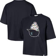'47 Women's '47 Navy Seattle Mariners Ice Cream Helmet T-Shirt