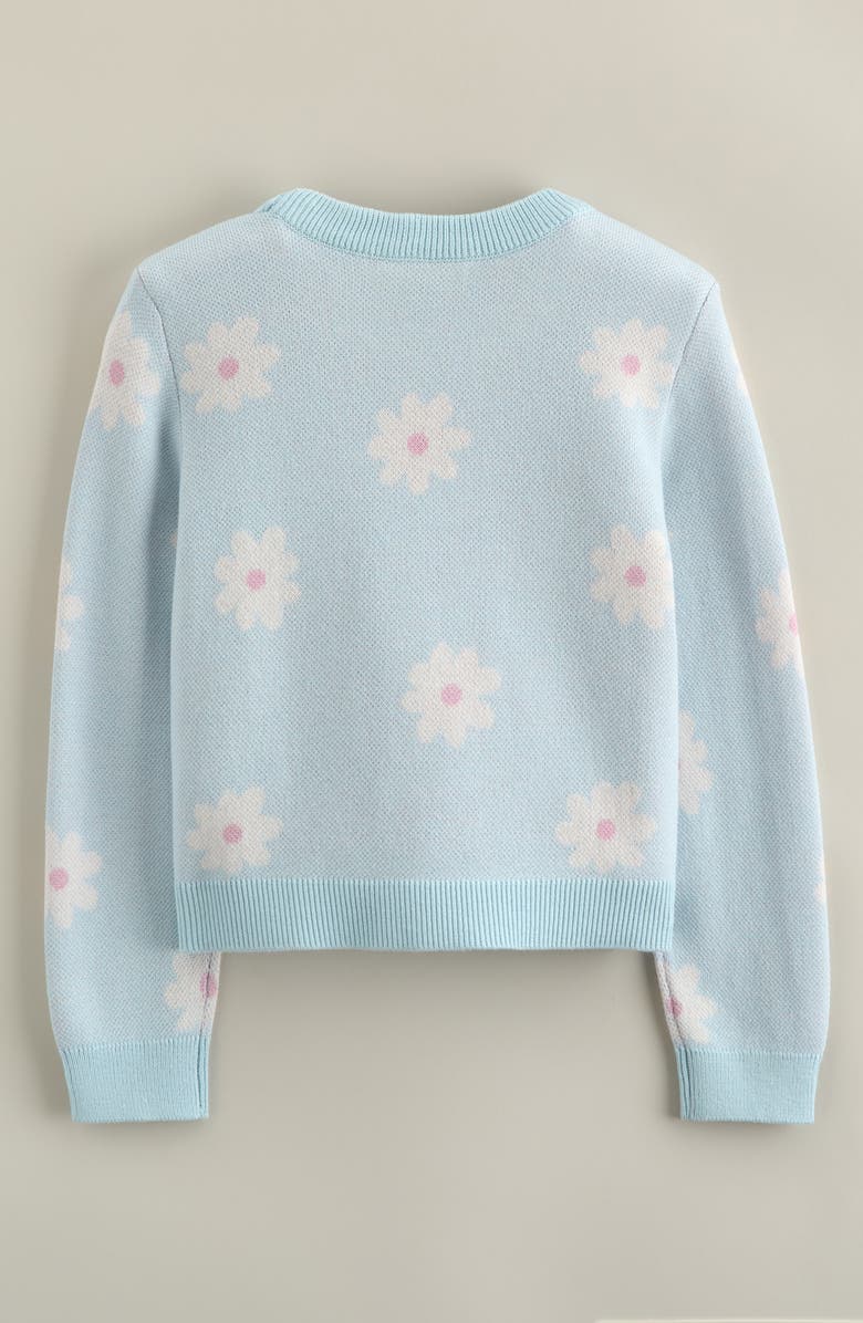 Tucker + Tate Kids' Pattern Crewneck Sweater, Alternate, color, Blue Delicate Spring Daisies