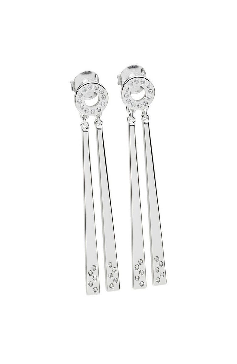 Lucy Quartermaine 2 linea Drop Earrings, Main, color, Sterling Silver