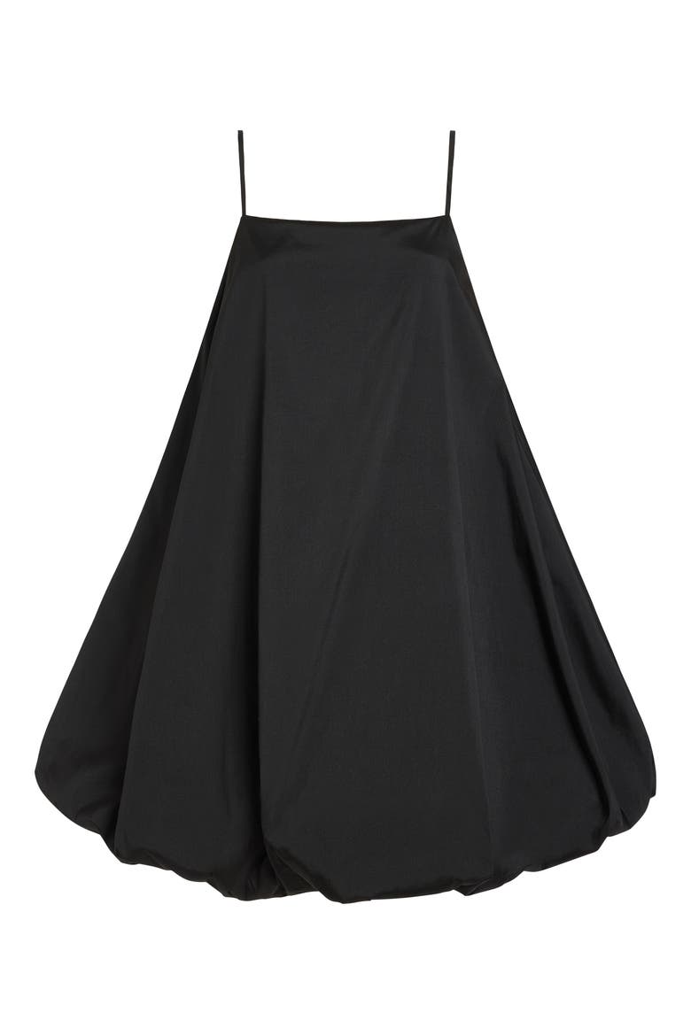 Todd Adjustable Strap Bubble Mini Dress, Alternate, color, Black