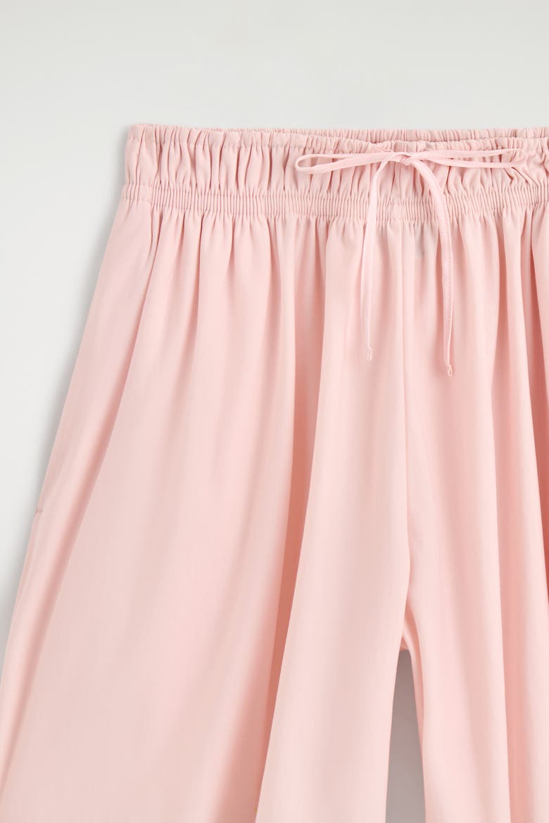 Ruched-waist Shorts, Alternate, color, PINK