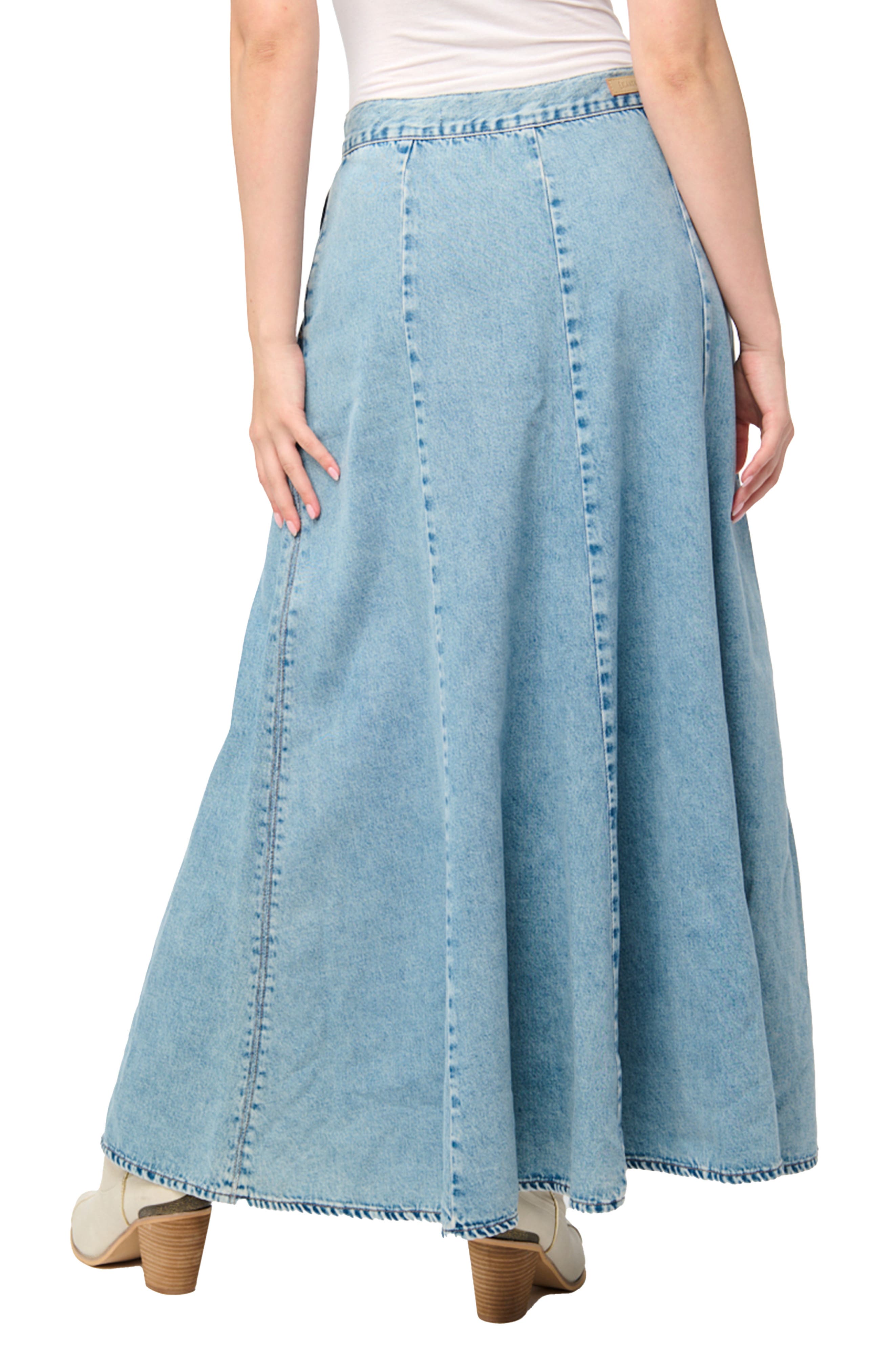 A-Line Denim Skirt - image 2