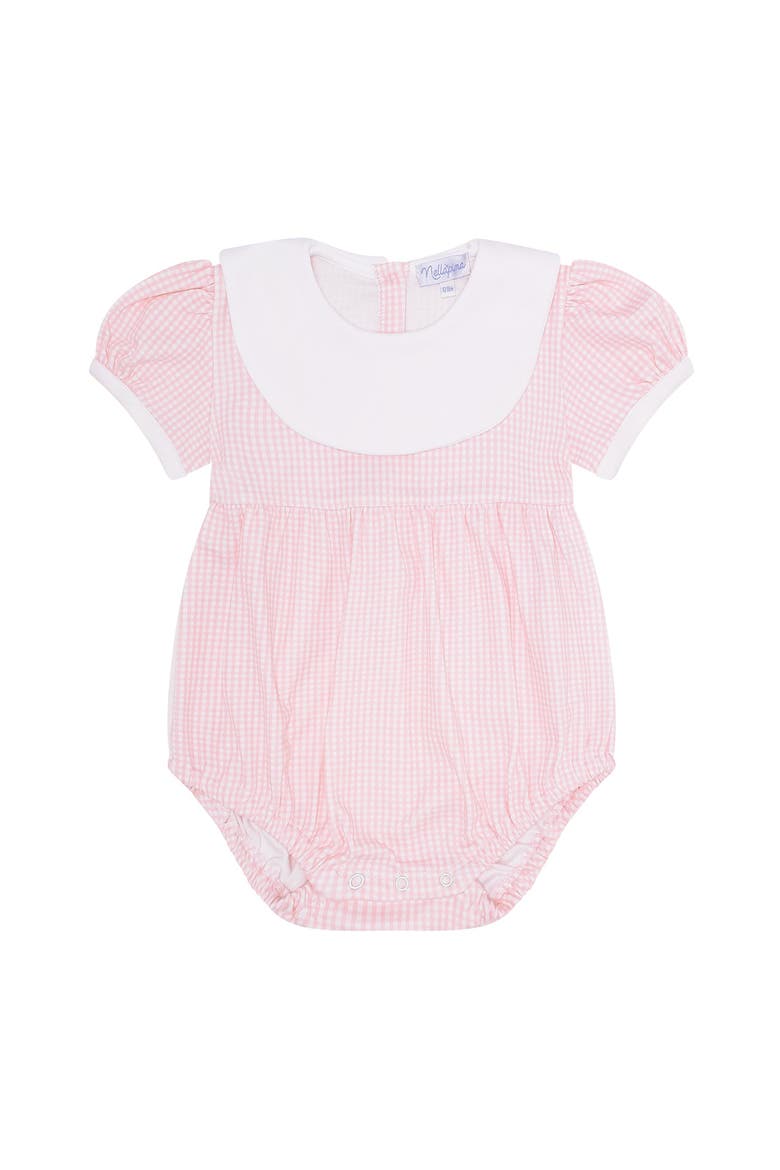 Pink Gingham Baby Bubble - Baby, Alternate, color, Pink