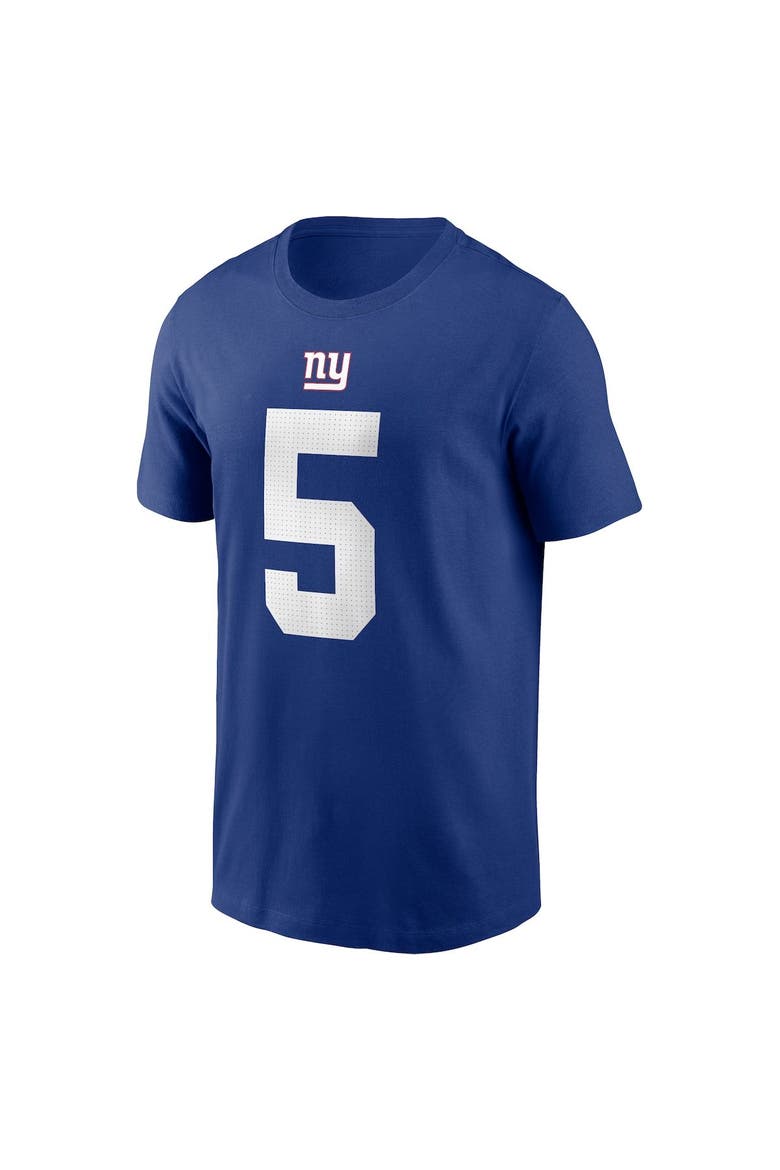 Men's Nike Kayvon Thibodeaux Royal New York Giants Player Name & Number T-Shirt, Alternate, color, Royal