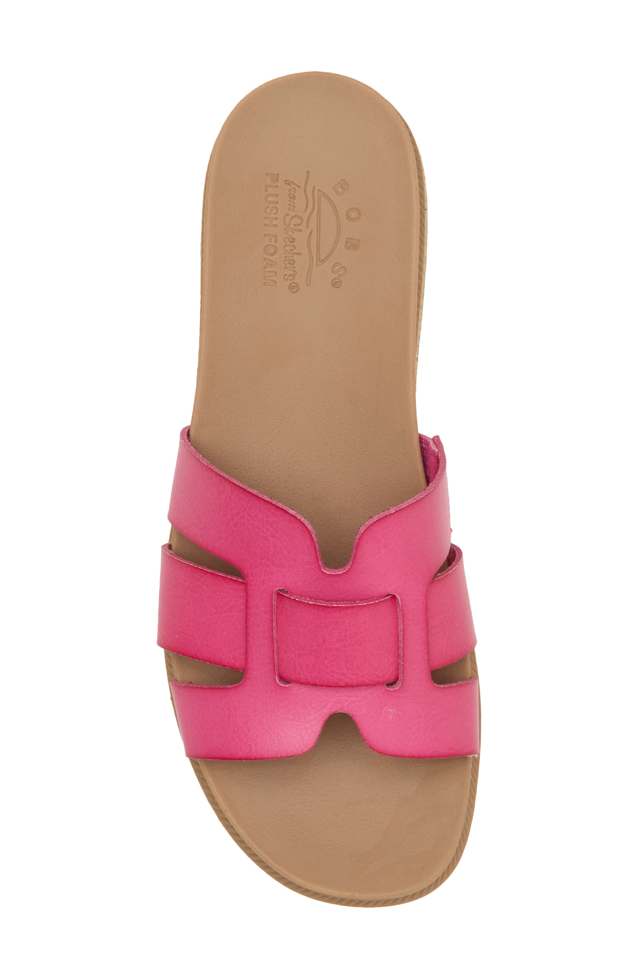 BOBS Desert Kiss Low Peak Lo Slide Sandal, Alternate, color, FUCHSIA