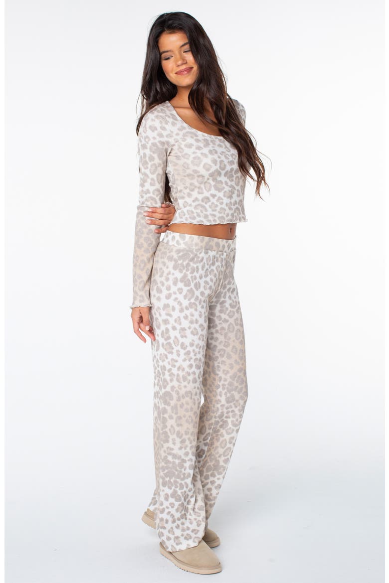 Summer Fling Waffle Knit Pants, Alternate, color, VANILLA IC