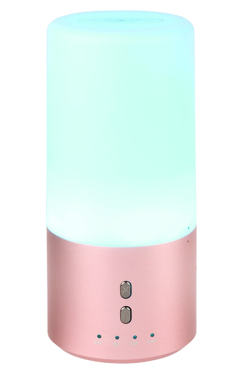 VIVITAR Rose Gold Aluminum Alloy Ultrasonic Diffuser, Alternate, color, 