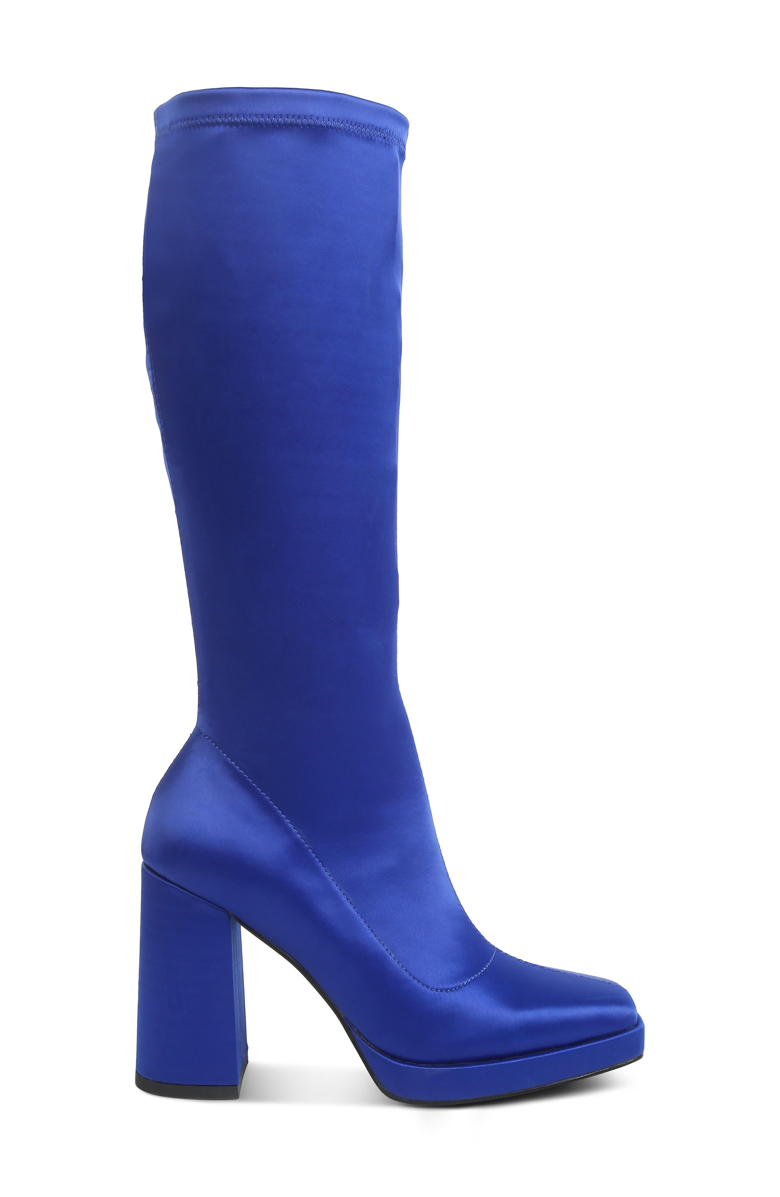 Rag & Co Presto Knee High Boot, Alternate, color, Blue