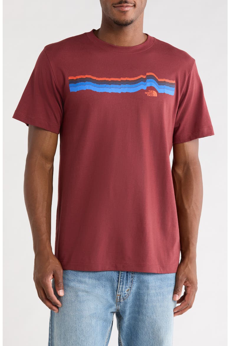Evolution Tequila Sunrise Cotton Graphic T-Shirt, Main, color, SUMAC