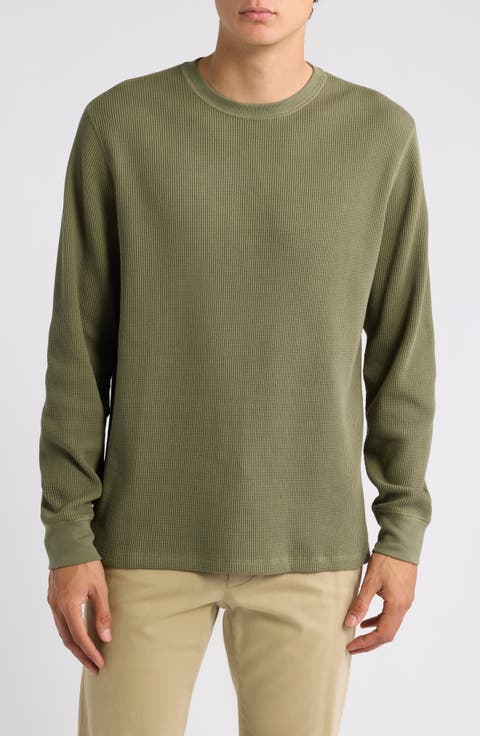 Waffle Thermal Crewneck T-Shirt