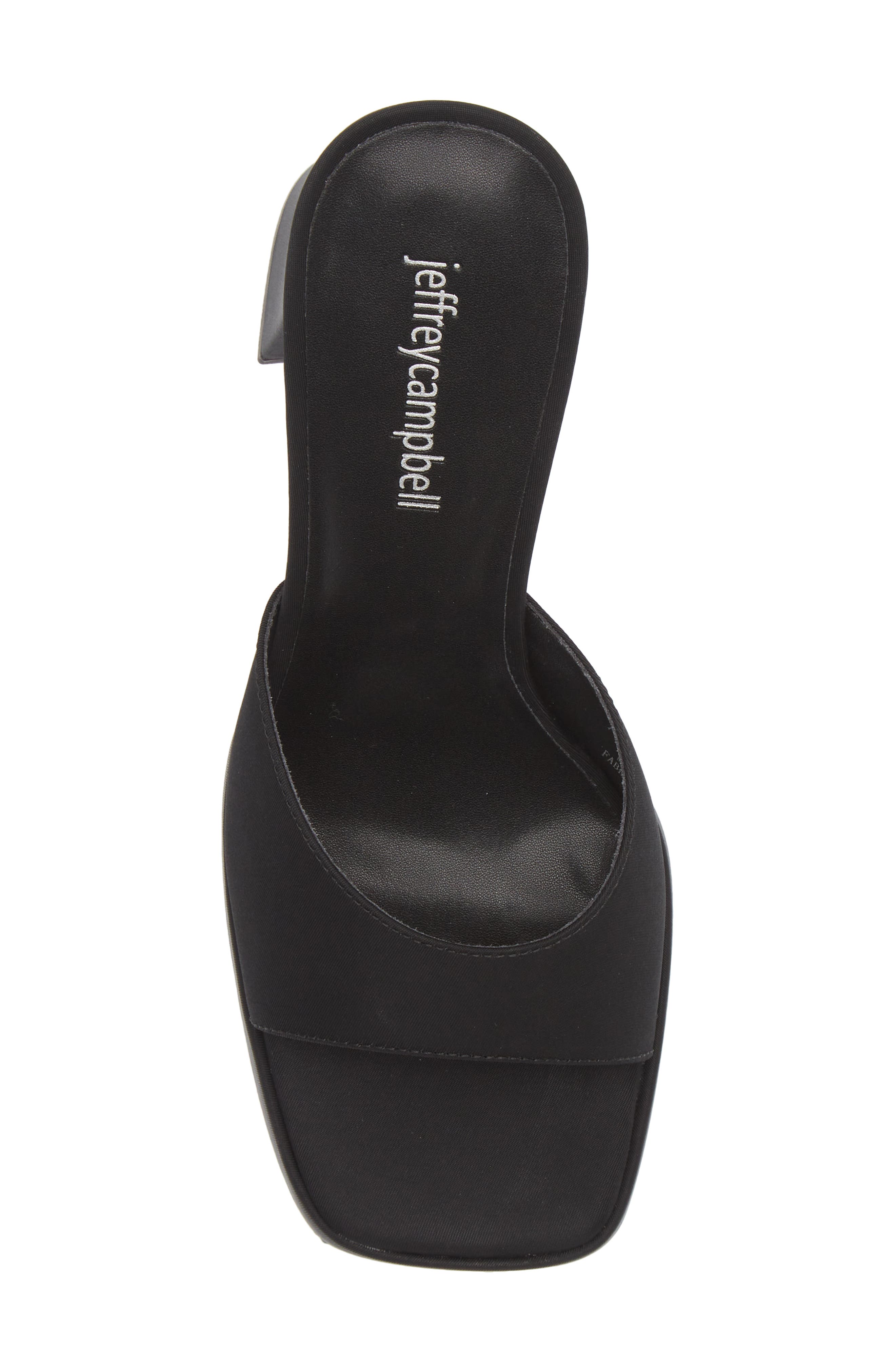 Jeffrey Campbell Ninety Platform Sandal, Alternate, color, Black Faille