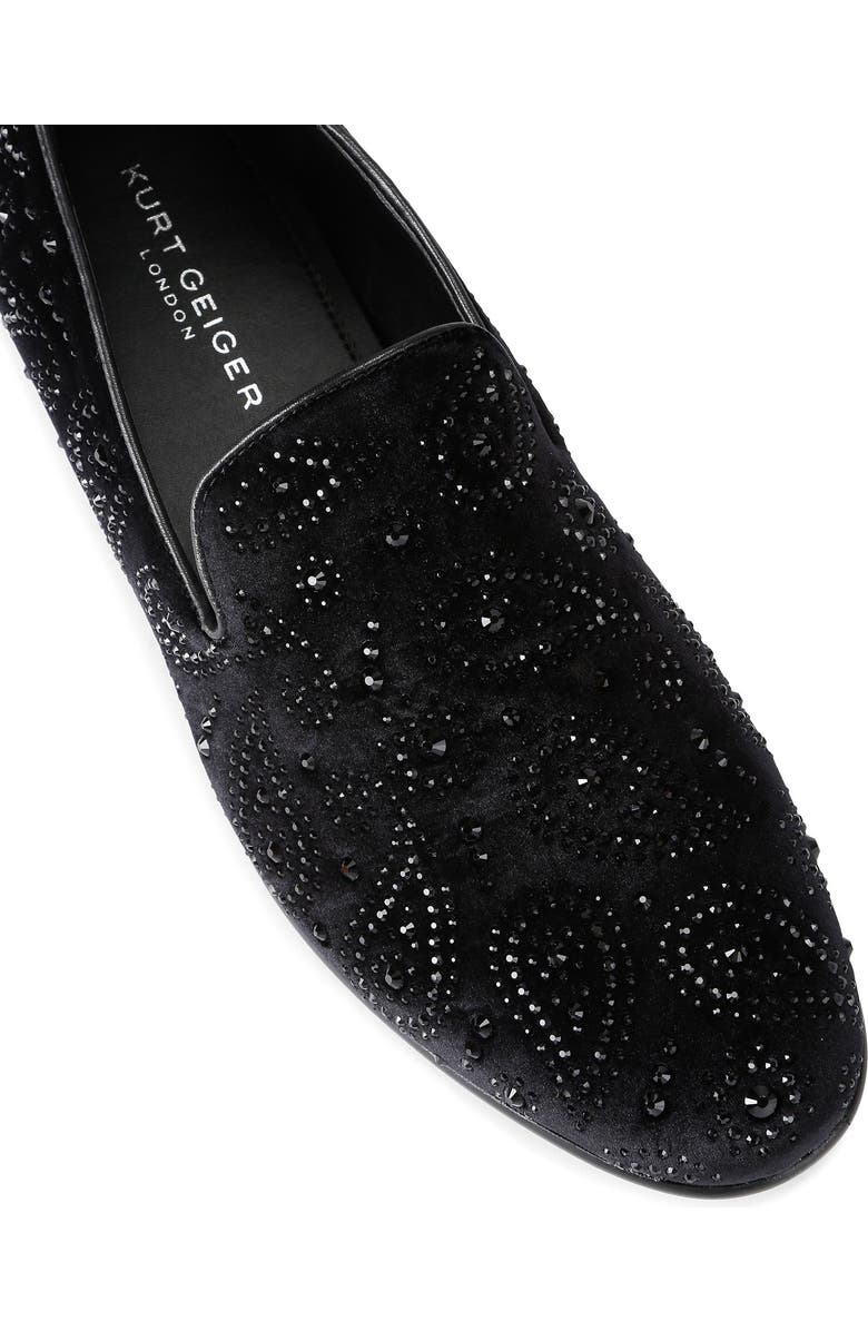 Kurt Geiger London Ace Crystal Loafer, Alternate, color, Black