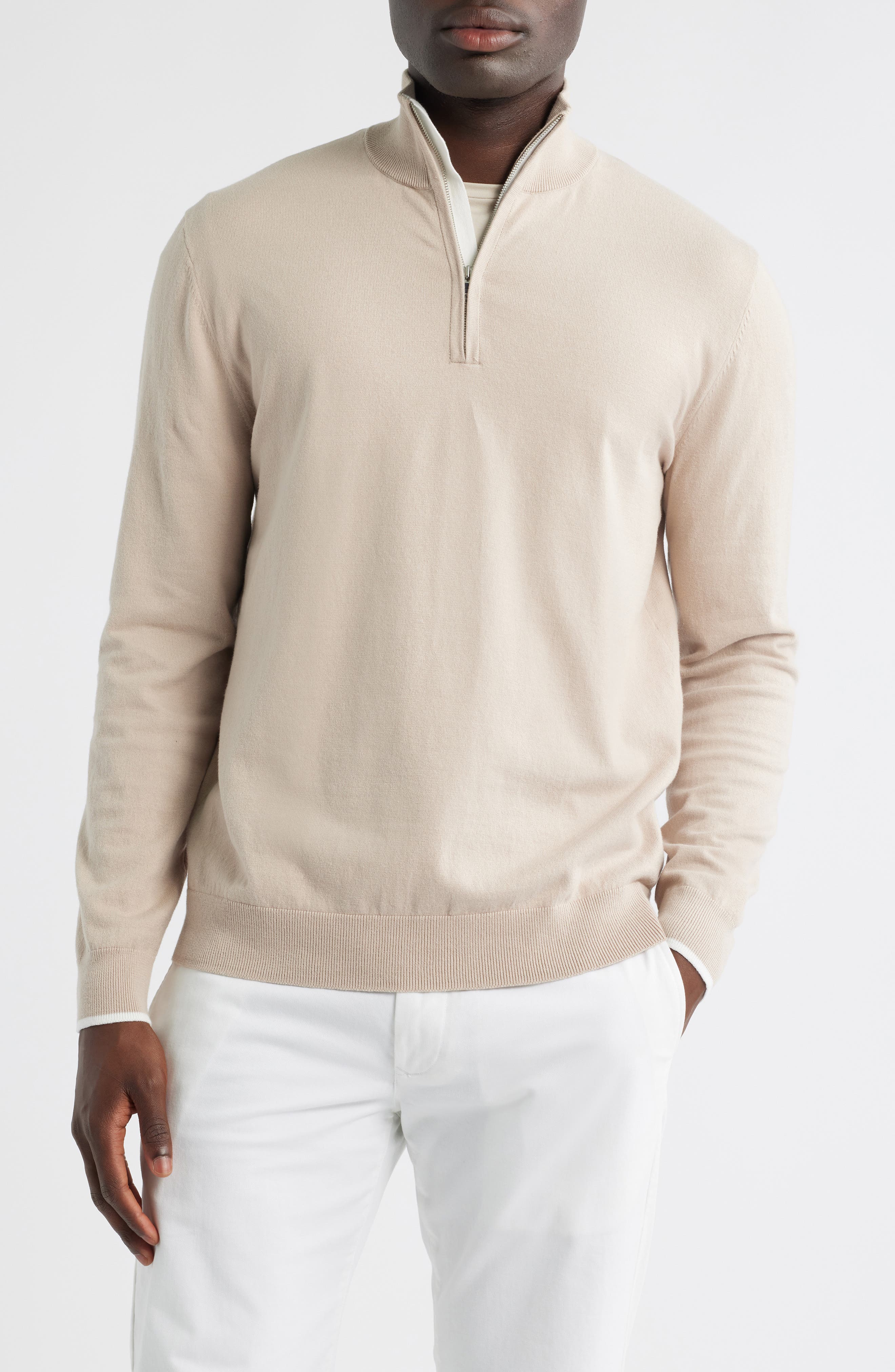 Reiss Swinley Quarter Zip Sweater