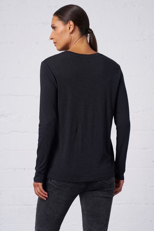 Franne Golde Slub Jersey Long Sleeve Tee