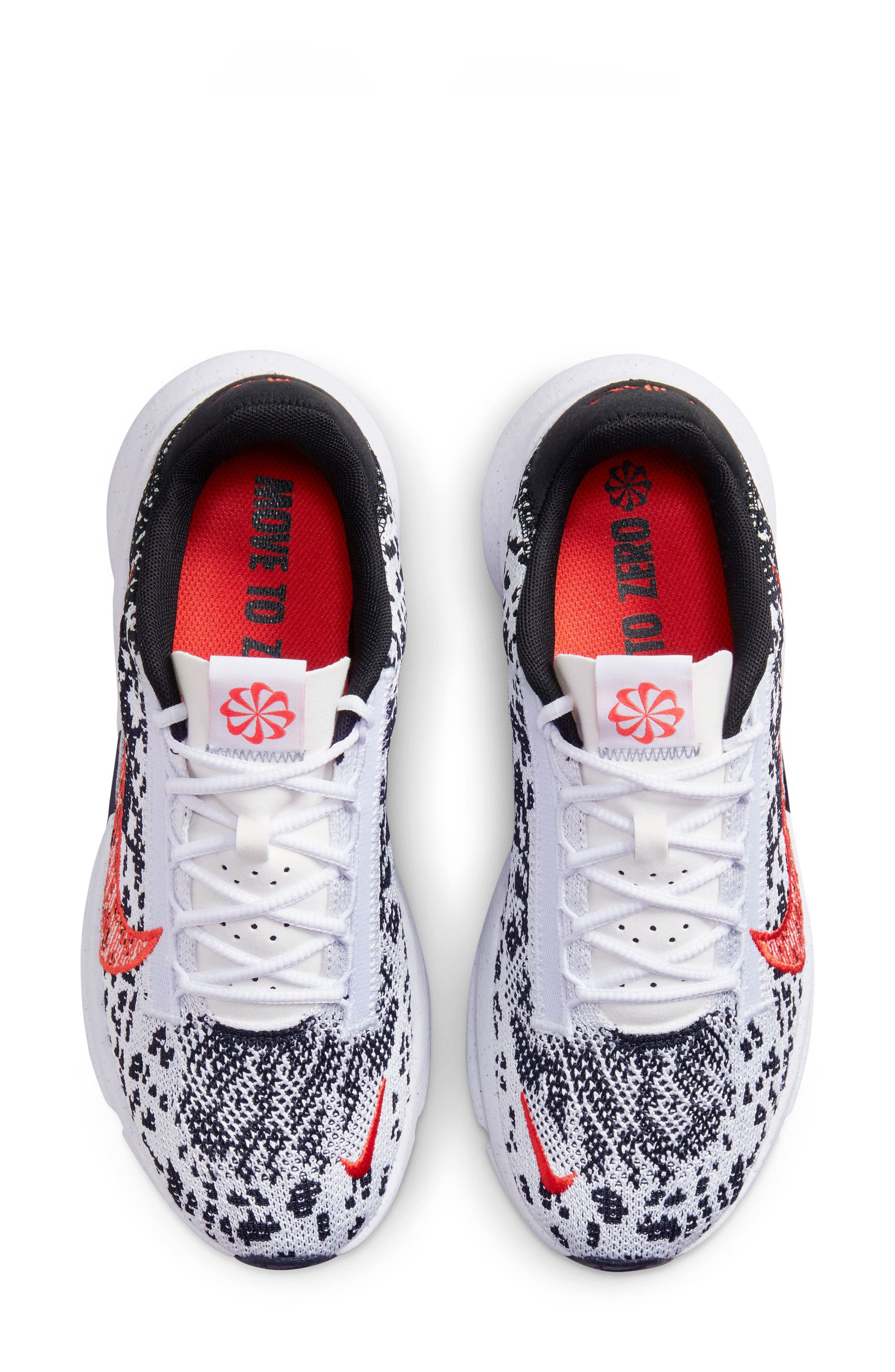 Superrep Go 3 Flyknit Running Shoe, Alternate, color, WHITE/ RED/ BLACK/ GREY