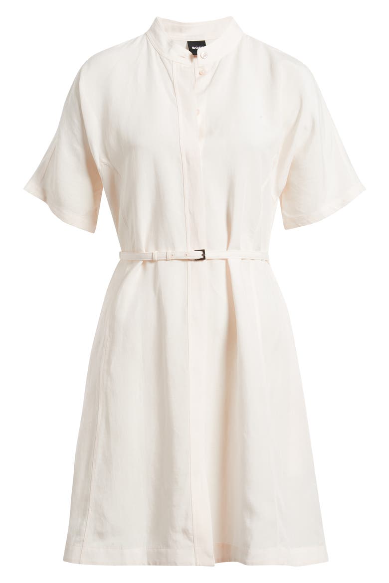 Dalinia Belted Shirtdress, Alternate, color, OCEAN ROSE