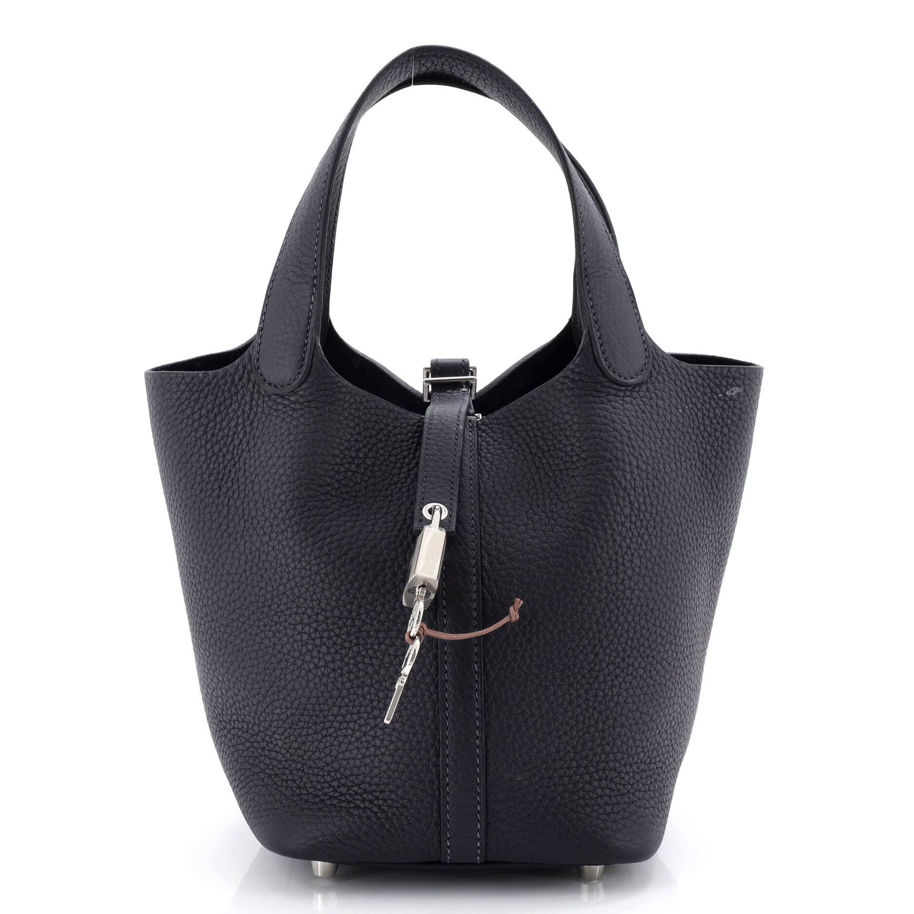 Pre-Owned Hermes Picotin Lock Bag Clemence PM, Main, color, Caban