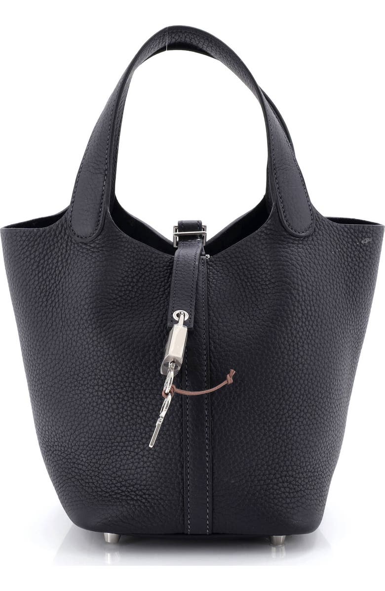 Pre-Owned Hermes Picotin Lock Bag Clemence PM, Main, color, Caban