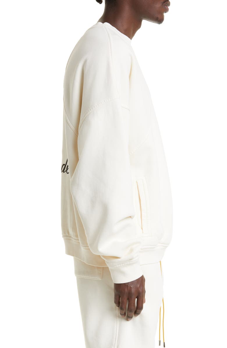 Rhude Embroidered Logo Sweatshirt, Alternate, color, 