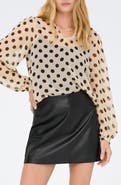 Only Fedja Polka Dot Long Sleeve Woven Top