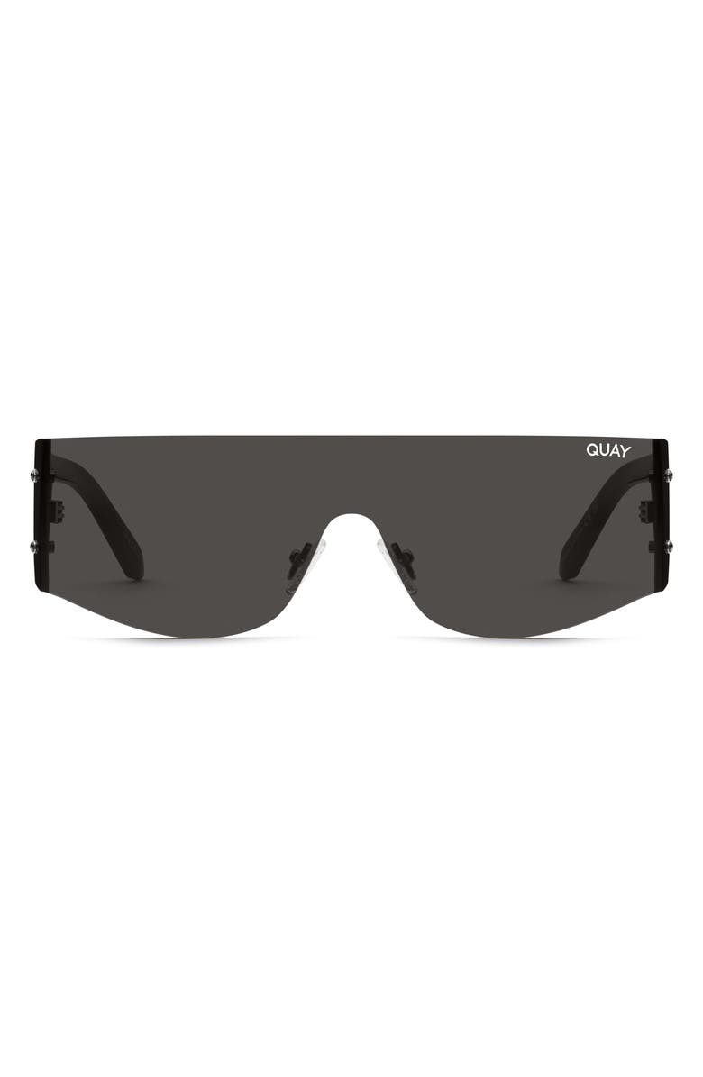 QUAY New Wave 142mm Shield Sunglasses, Main, color, 