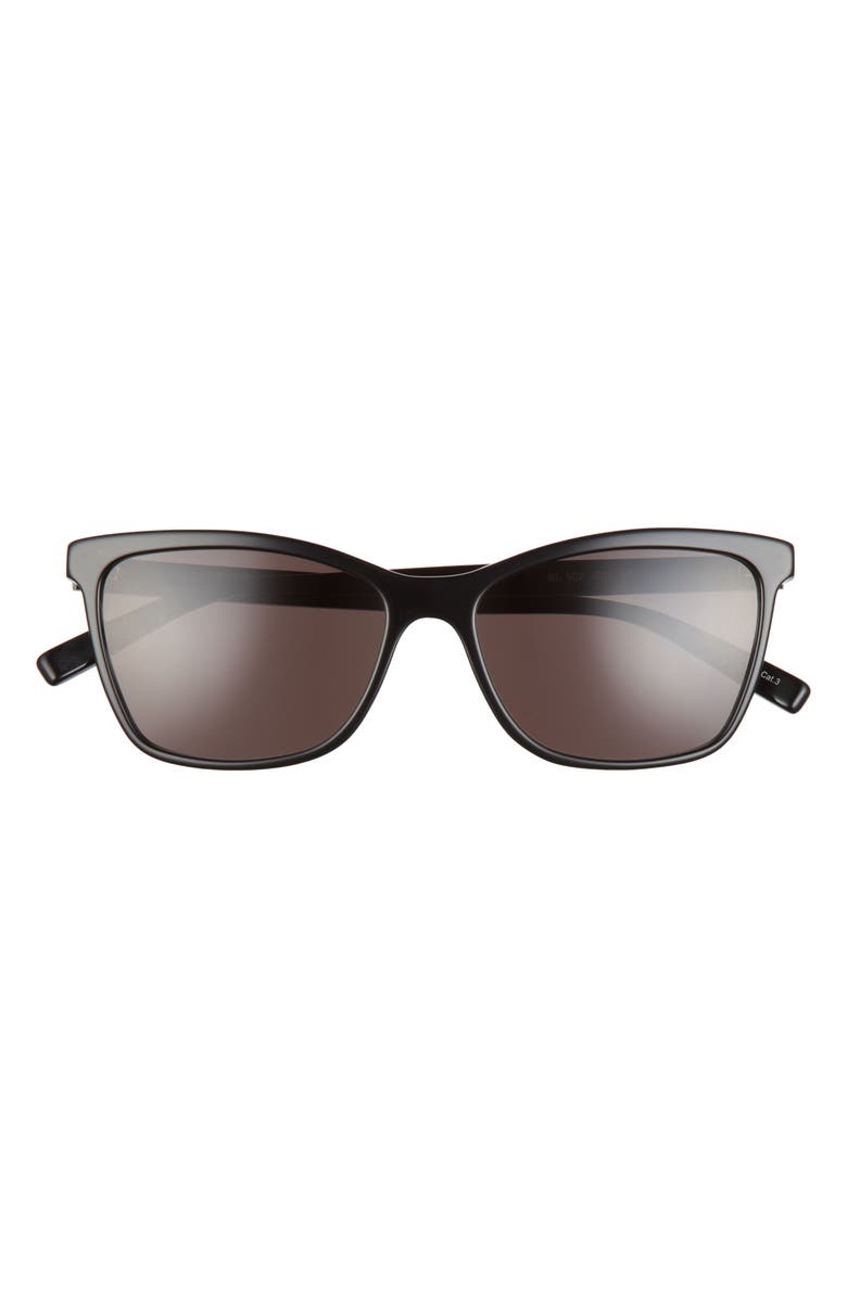 Saint Laurent 56mm Cat Eye Sunglasses, Main, color, 