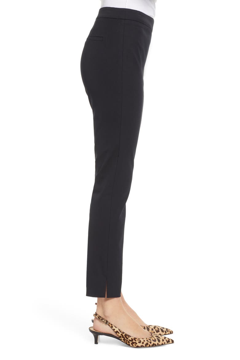Stretch Ankle Skinny Pants, Alternate, color, BLACK