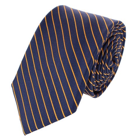 Declan Diagonal Stripe Silk Business Necktie