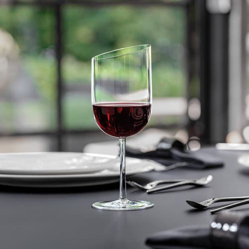 Villeroy & Boch New Moon Claret Glasses, Set Of 4 In Clear