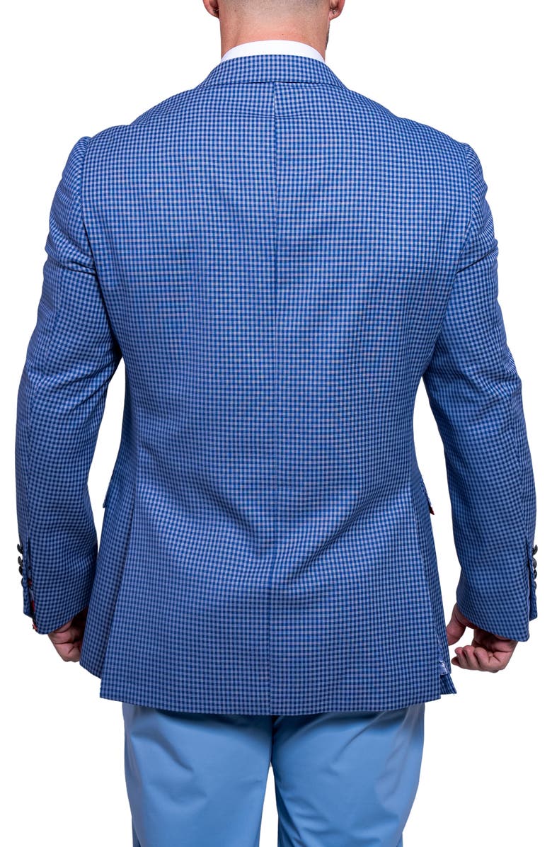 Maceoo Socrate Ascension Windowpane Blazer, Alternate, color, Blue