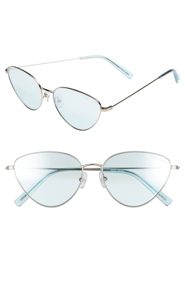 VEDI VERO 58mm Cat Eye Sunglasses, Main, color, 