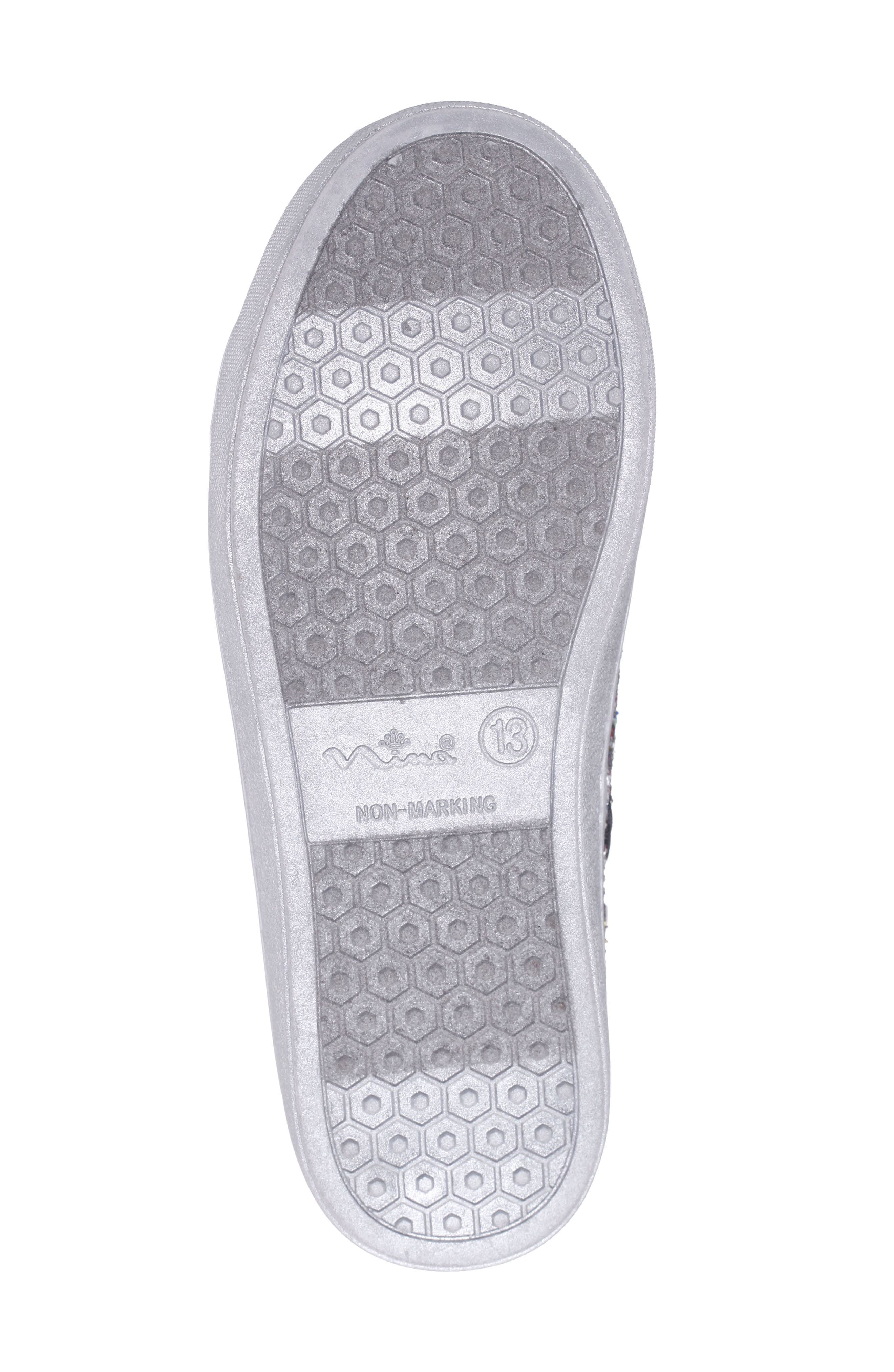 Kids' Cass High Top Sneaker, Alternate, color, MULTI GLITTER